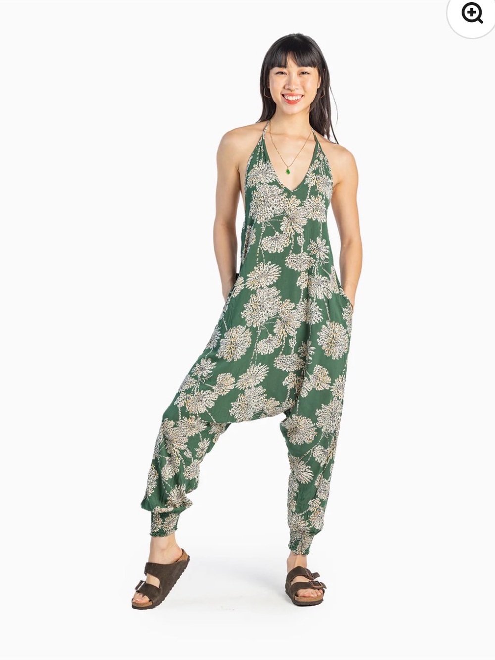 Buddha Pants • SAVANNAH SOLID HAREM JUMPSUIT